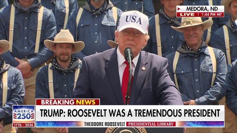 Trump jokes about giving long speech on Independence Day despite 107-degree forecast