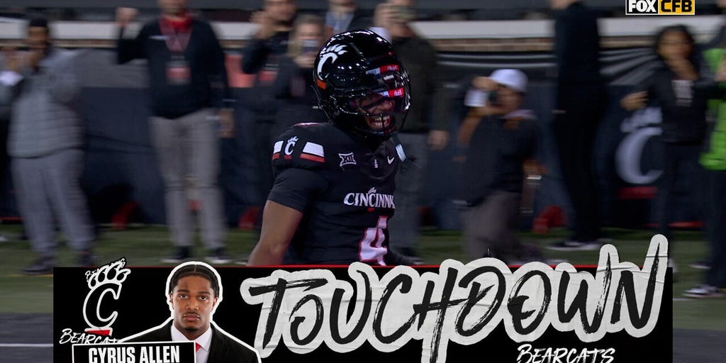 Cincinnati's Brendan Sorsby connects with Cyrus Allen for 27-yard TD pass, tying score against BYU