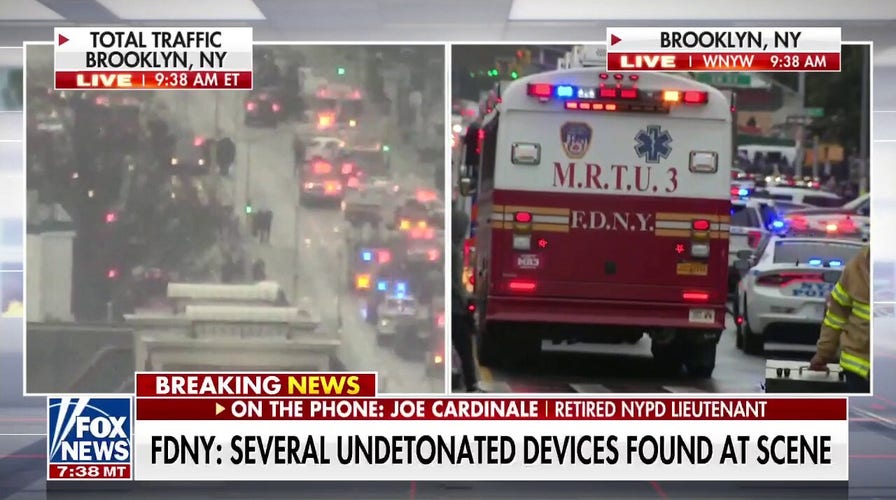 Retired NYPD lieutenant on Brooklyn subway station shooting response