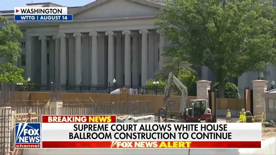 Supreme Court allows White House ballroom construction to continue