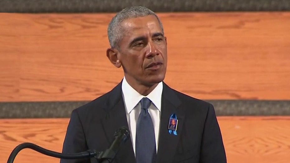 Obama Joined By Fellow Past Presidents Eulogizes Rep John Lewis At Mlk S Atlanta Church Fox News