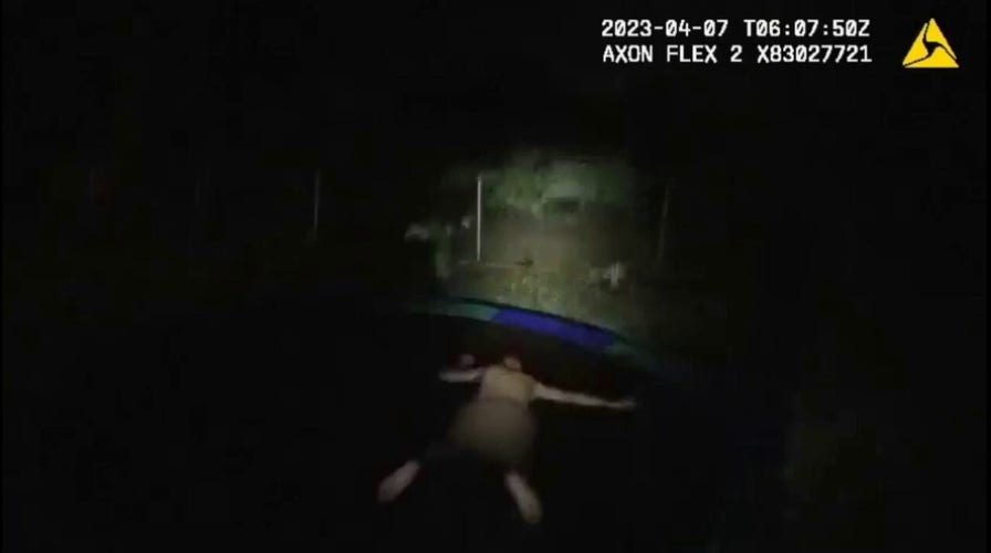 Wild bodycam shows arrest of naked Florida man covered in grease, blood