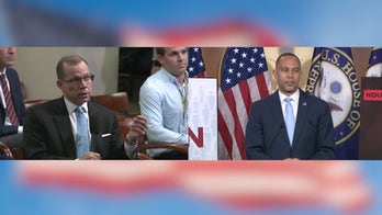 'They'll find out': Jeffries gives ominous warning to Republicans seeking to punish Dems who protested ICE facility