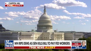 No pay for federal workers as Senate bill stalls