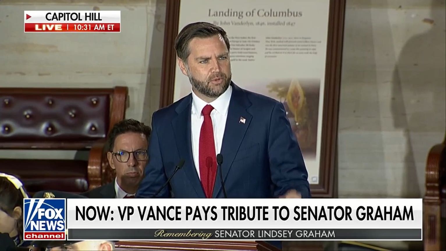 VP Vance honors Sen. Lindsey Graham's love for people and impactful career