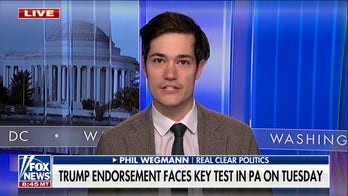 Trump endorsement faces key test in PA on Tuesday