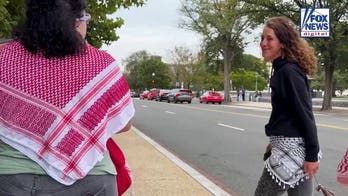 Code Pink organizer walks away when pressed on what she considers ‘Palestine’