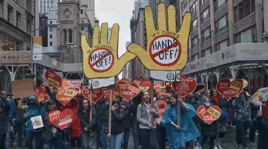 Miles protestan contra Trump y Musk