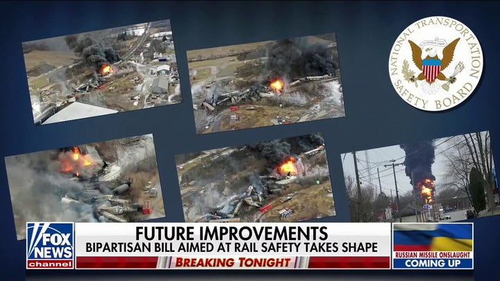 Bipartisan bill seeks to improve rail safety after multiple train derailments