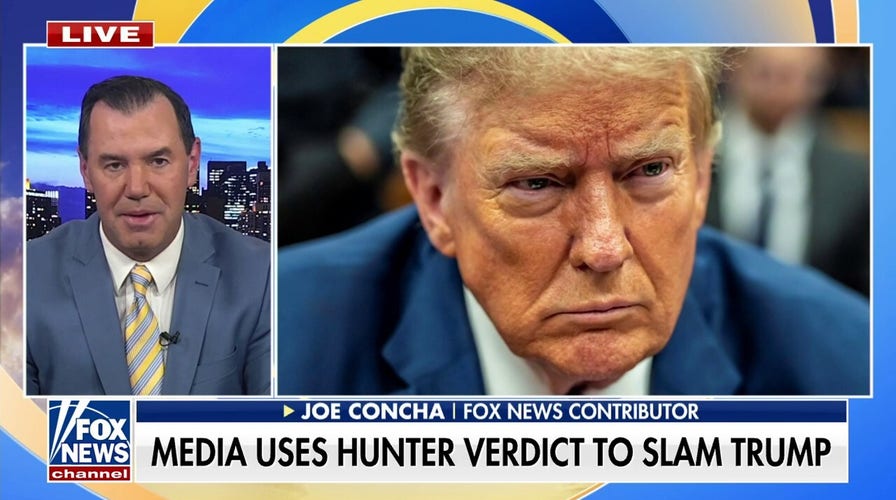 Media slammed for comparing Hunter Biden, Trump trials: 'Cases are two completely different things'