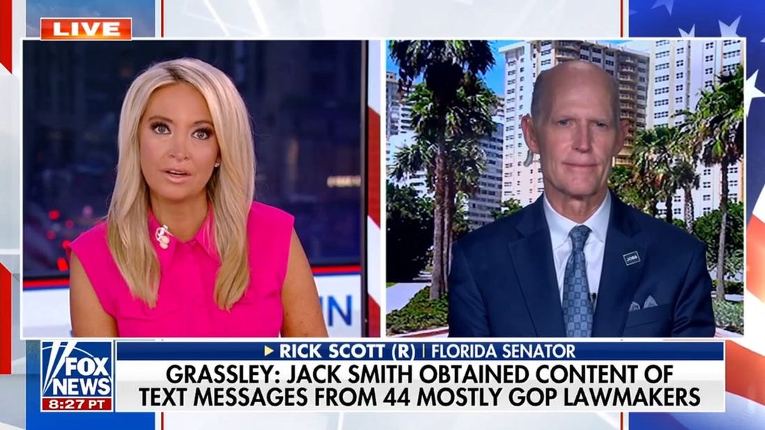 Rick Scott blasts Jack Smith's alleged surveillance of Congress, demands accountability