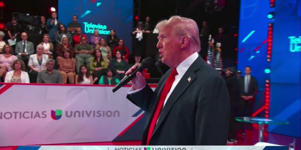 Trump speaks about Haitian Migrants at Univision Town Hall | Fox News Video