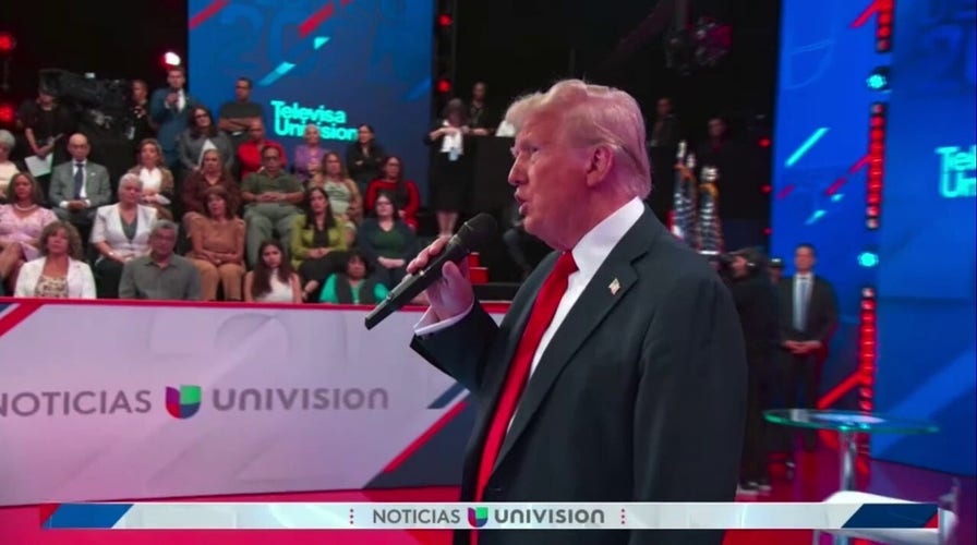 Trump speaks about Haitian Migrants at Univision Town Hall 
