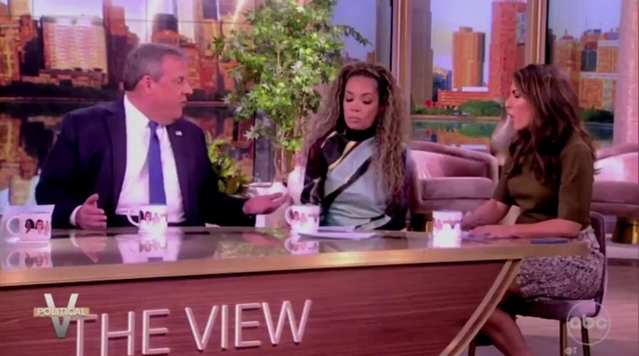 Chris Christie confronts 'View' co-host Alyssa Farah Griffin over 'insulting' suggestion his supporters would flee to Haley