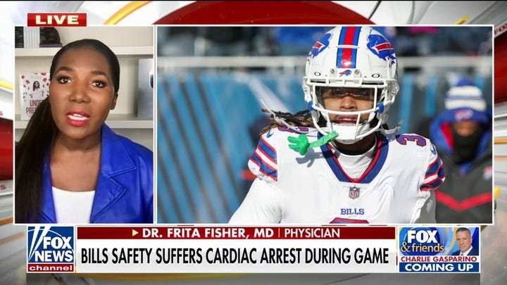 Damar Hamlin likely suffered arrhythmia after blow to chest: Dr. Frita Fisher