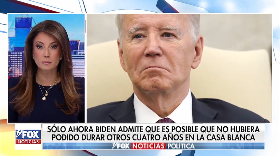 Biden dice que podrÃa no haber durado otro mandato.