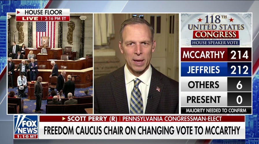 Scott Perry gets on board with McCarthy, maintains Washington status quo 'doesn't work' for Americans