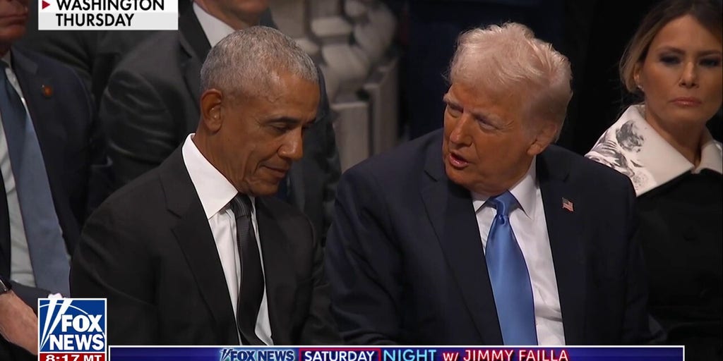 What were Obama and Trump saying to each other?