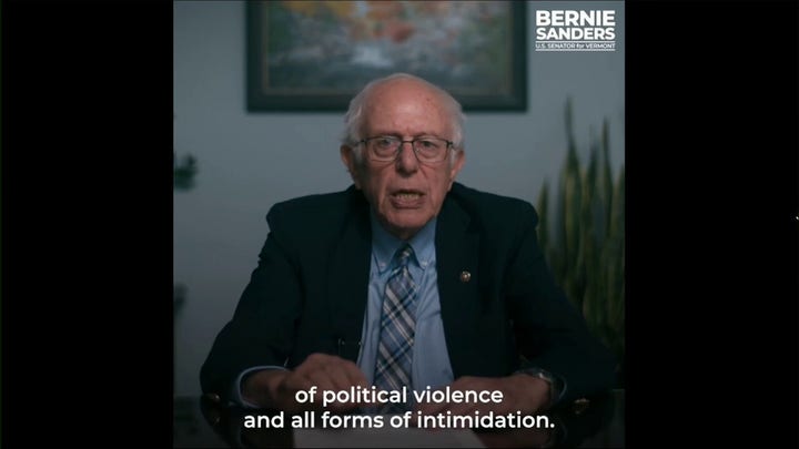 WATCH: Bernie Sanders condemns Kirk assassination, says political violence a threat to freedom