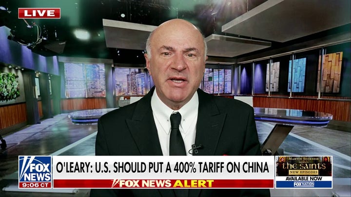 Kevin O'Leary protesta ante la escalada arancelaria entre EE.UU. China China