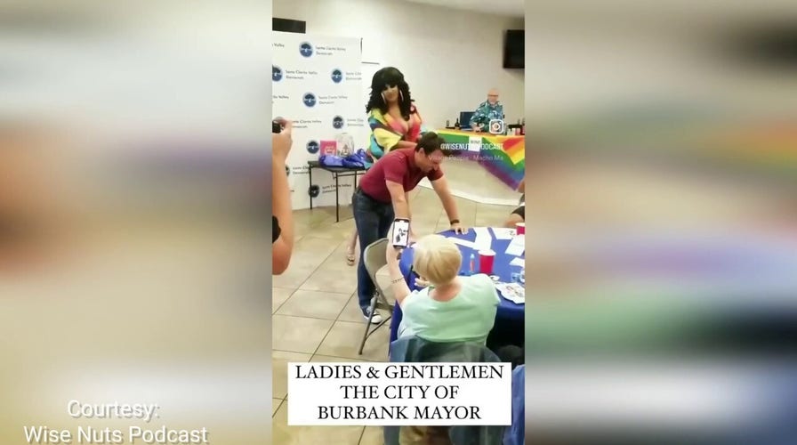 Burbank Mayor Konstantine Anthony gets spanked by drag queen