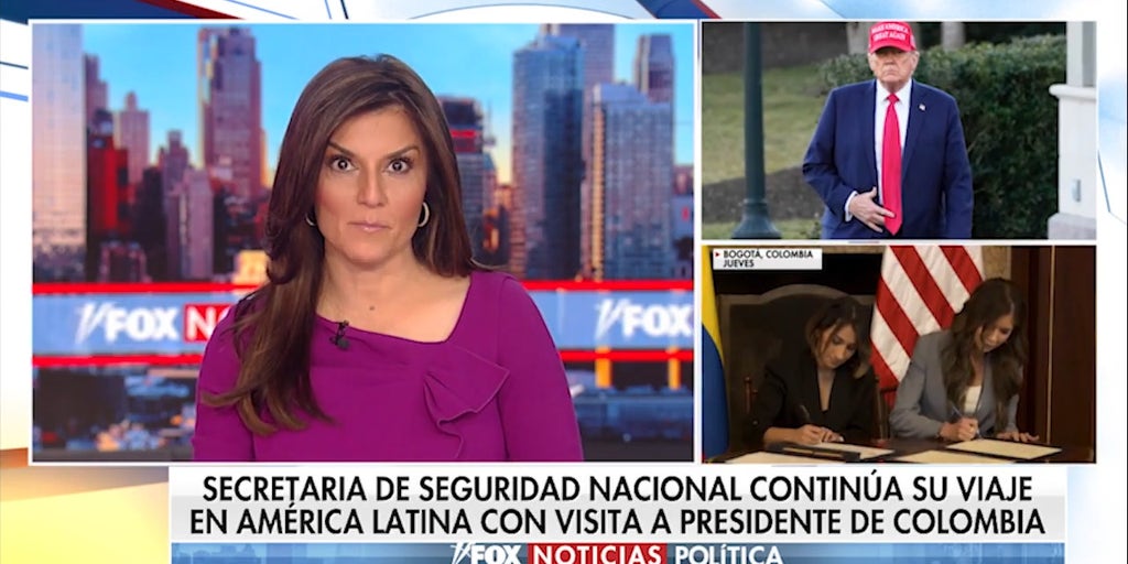 Secretaria Noem visita Colombia