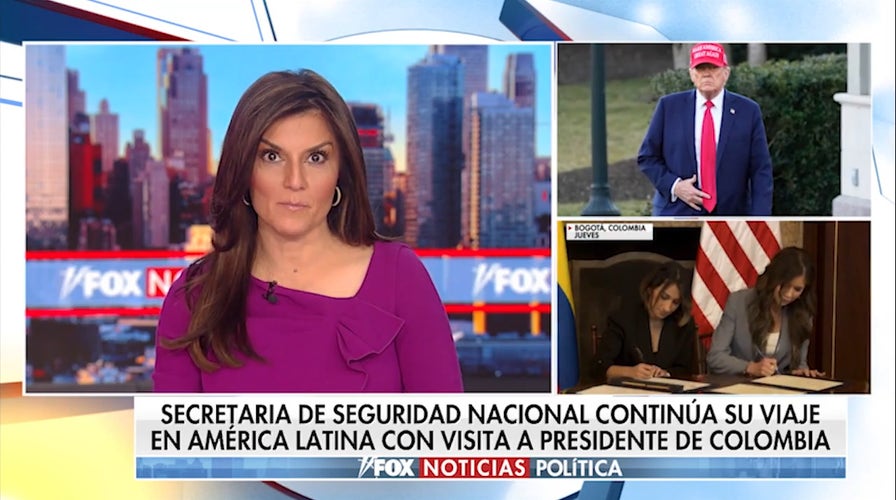 Secretaria Noem visita Colombia