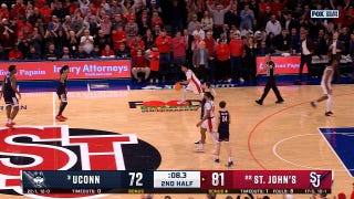 St. John's holds off Braylon Mullin's late three to seal the UPSET win over UConn