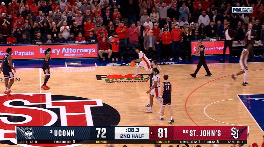 St. John's holds off Braylon Mullin's late three to seal the UPSET win over UConn