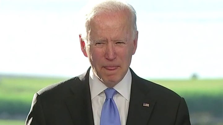 Biden: 'As usual, folks they gave me a list' of reporters to call on at press conference
