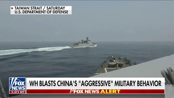 Biden administration admits China shows increasing military aggression