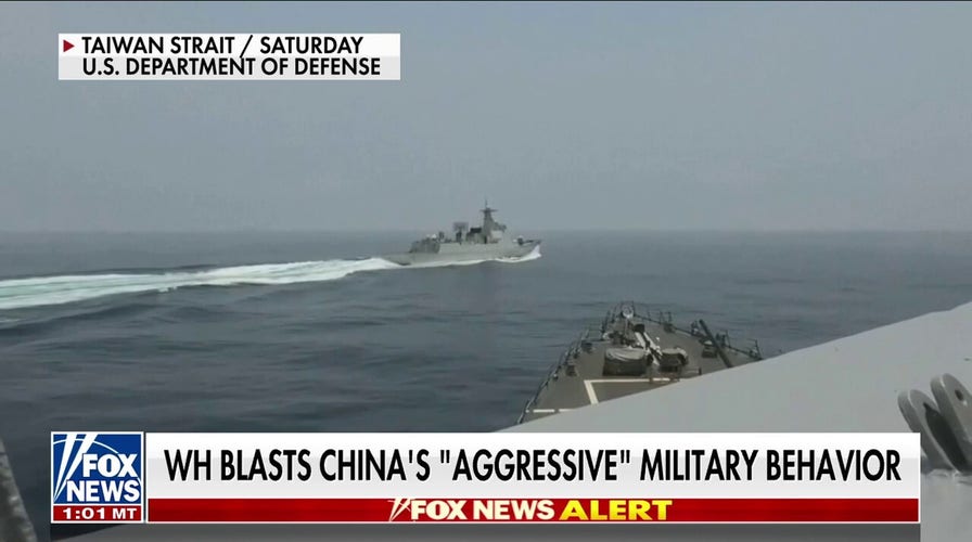 Biden administration admits China shows increasing military aggression