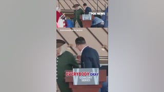 Falling America250 backdrop narrowly misses Gov. Shapiro