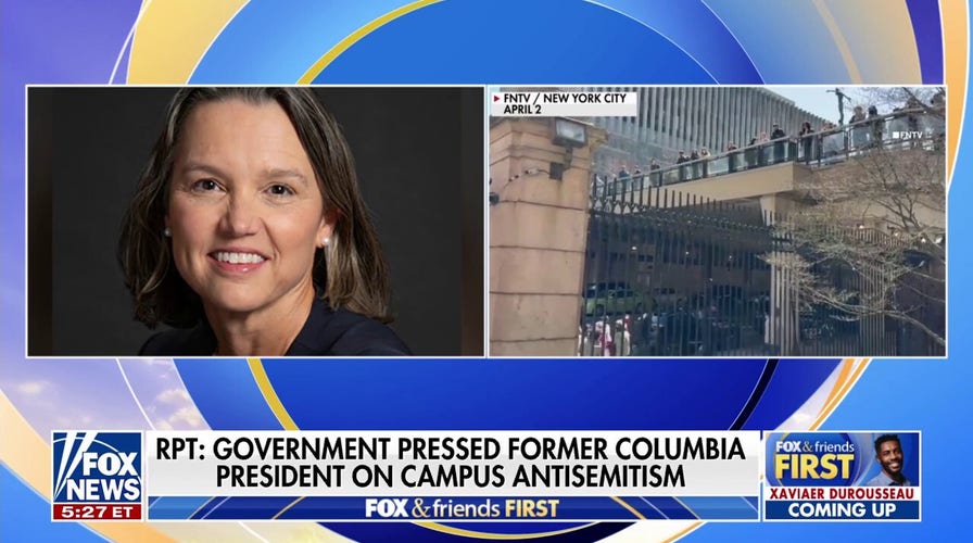 Ex-Columbia University president pressed by government on campus antisemitism: Report