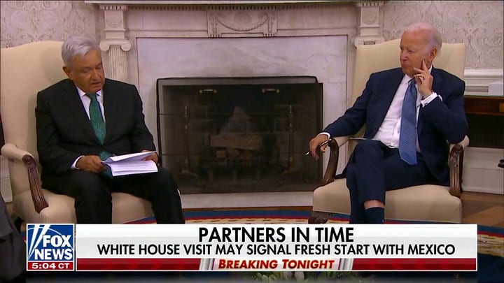 President Biden meets Mexican president to discuss immigration
