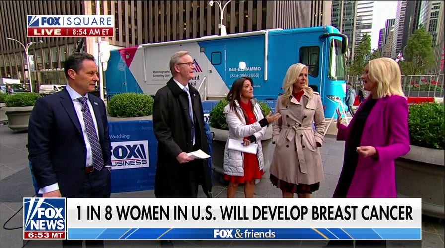 FOX brings mammogram truck to FOX Square in honor of Breast Cancer Awareness Month 