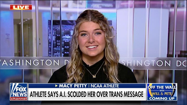 AI chatbot 'scolded, mocked' student athlete for wanting to save women's sports: Macy Petty