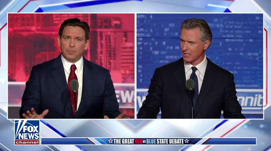 'Shame on you!': Newsom scolds DeSantis for the way he pronounced Kamala