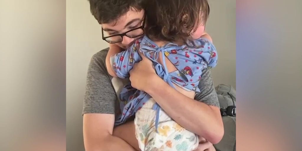 Sweet reunion Brother and sister reunite after neardeath drowning