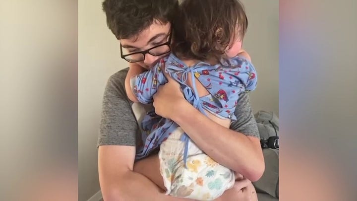 Sweet reunion: Brother and sister reunite after near-death drowning experience