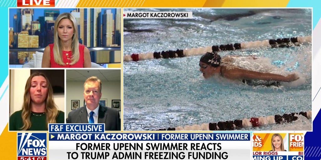 Ex-UPenn swimmer lauds Trump's decision to freeze university's federal funding over trans athlete inclusion