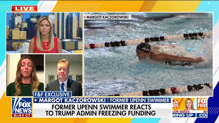 Ex-UPenn swimmer lauds Trump's decision to freeze university's federal funding over trans athlete inclusion