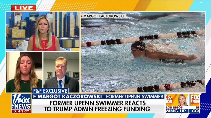 Ex-UPenn swimmer lauds Trump's decision to freeze university's federal funding over trans athlete inclusion