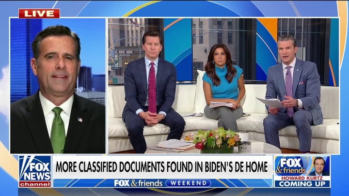 Ratcliffe reacts to discovery of Biden's classified documents: 'Cannot be an inadvertent mistake'