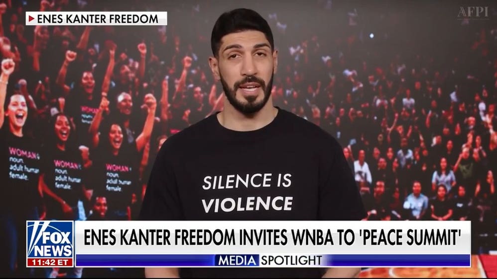 Enes Kanter Freedom invites WNBA to a ‘peace summit’