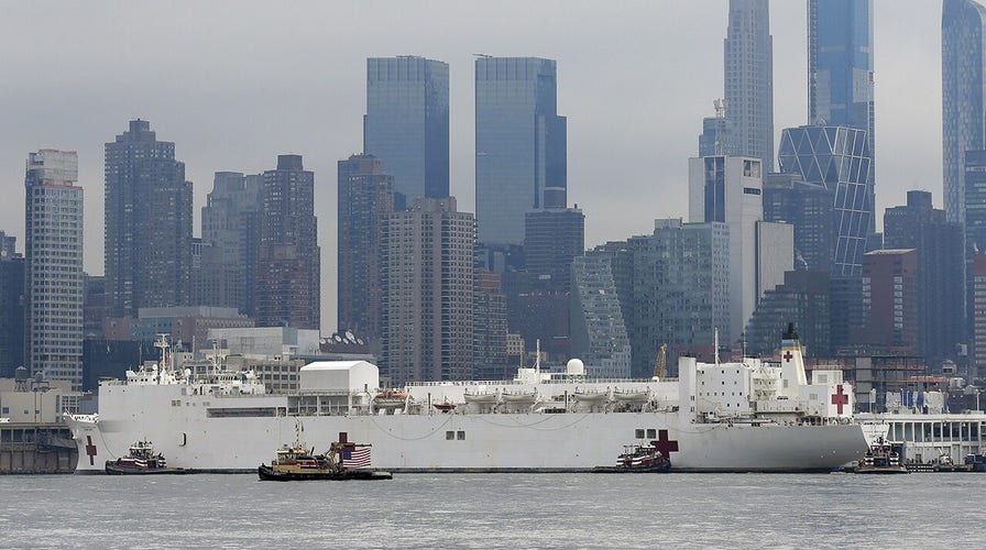 USNS Comfort has at least 5 COVID-19 patents onboard