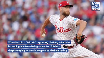Phillies' Zack Wheeler says 'BS rule' is keeping him from being named an All-Star