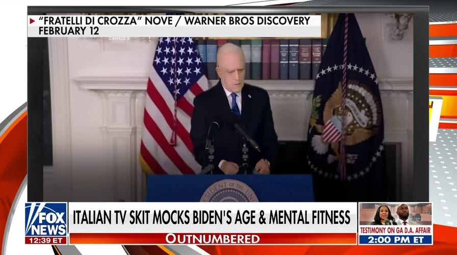 Biden's age mocked in Italian TV skit 