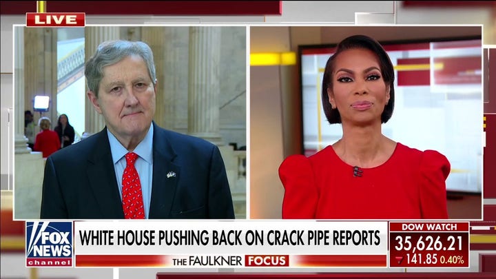 John Kennedy slams the Biden administration for using taxpayer funds for crack pipe distribution