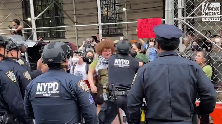 NYPD arrest anti-Israel agitators in NYC